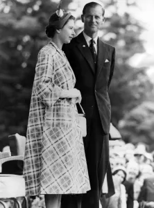 Qeii Prints: H. M The Queen and the Duke of Edinburgh at the Civic Reception in Masterton during