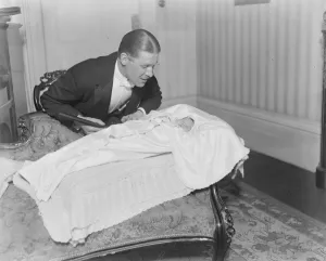 Father Prints: Hall of Mystery Baby. A Lady Maskelyne Captain Clive Maskelyne Ds O the magician