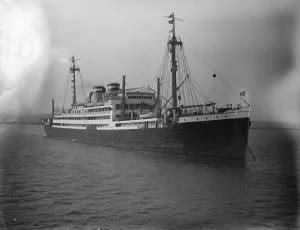 Hamburg - Amerika liner motor ship, SS Magdalena. 1929
