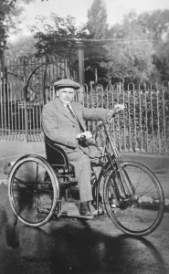 A handy man. Mr J H Nunley, of Rushden, Northamptonshire, who is making