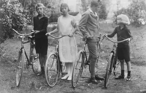 Happy children of a tragic Empress. An interesting picture just received