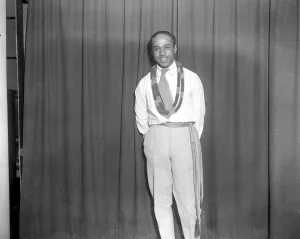 Protection Prints: Hawaiians in London. Kamaki Paru who acted as the bodyguard to H. R. H. The Prince