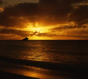 Evening Prints: The Hawksbill Rock, Antigua [West Indies]