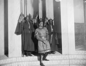 Henry Ainley in a new poetic masterpiece, Hassan at his Majestys Theatre