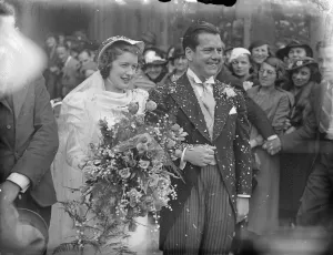 Henry Hall Gives Bride Away At Wedding Of Bert Yarlet, BBC Dance Orchestra Vocalist Henry