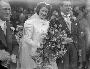 Henry Hall Gives Bride Away At Wedding Of Bert Yarlet, BBC Dance Orchestra Vocalist Henry