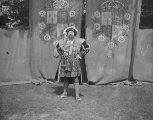 Henry VIII by an all women cast, at Westerham, Miss Gurney Fox as Henry VIII 1924