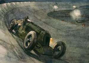 Advert Prints: Histoire De La Locomotion Terrestre Motoring illustration Motor Racing 1920s