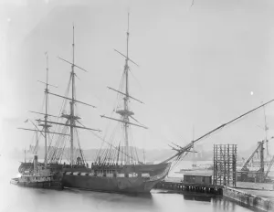 American Prints: Historic American fighting ship to be repaired. Old Ironsides, the American fighting ship