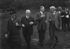 Historic meeting in the Scottish Highlands of Mr Ramsay McDonald and the American ambassador