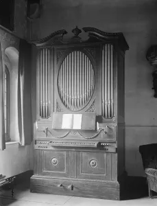 Historic organ for Eton college. Mr William Wyndham, of Orchard Wyndham, has