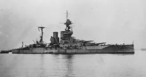 Warship Prints: HMS Barham, a Queen Elizabeth-class battleship. May 1929