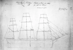 Royal Families Prints: HMS Challenger: When she was fitted out for special service in 1872, she carried over 16