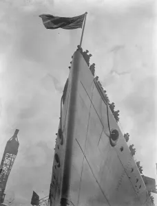 HMS Nelson a Nelson-class battleship launched on Thursday at the Armstrong Yard