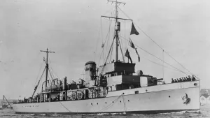 HMS Newark. 1 March 1927