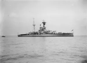 HMS Ramillies a Revenge class battleship. 1926