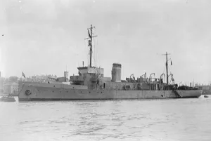 HMS Truro Minesweepers lonely vigil where L 24 sank The twin screw minesweeper