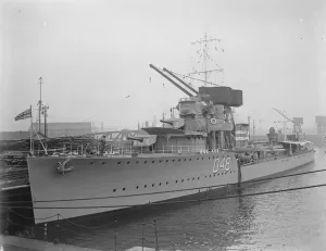 HMS Vidette. 1 September 1928