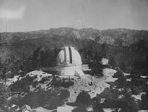 Home of Worlds Greatest Eye The 100 foot dome on Mount Wilson Observatory in Los Angeles County