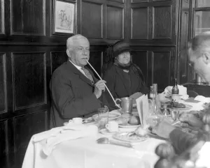 The Hon George P. Graham (Canadian Minister of Railway and Canels) Lunching