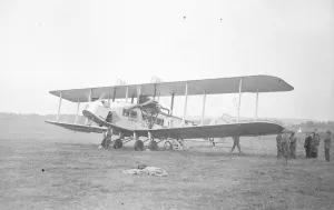 The Honeymoon Express Pilot Officer Whinney R A F, who was married on Saturday