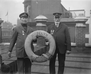 Honours for brave lifeboatmen. At the Annual Meeting of the Royal National Lifeboat Institution