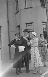 Household Brigade flying meeting at Heston Baroness De Forrest, Mr Whigham