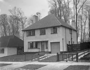 Houses Prints: Houses in Northcray near Sidcup, Kent. 28 March 1939