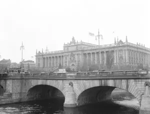 Houses of Parliament, Stockholm, Sweden. 1926