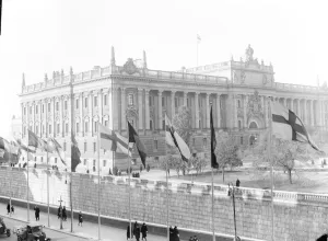 Framed Print : Houses of Parliament, Stockholm, Sweden. 1926 Framed Print : Houses of Parliament, Stockholm, Sweden. 1926