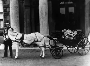 HRH Princess Margaret and Prince Arthur of Connaught and Princess Alice January 1884