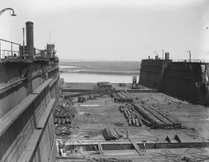 Huge German floating dock to assist in raising great German warship at Scapa Flow 12