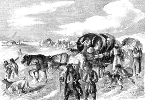 Romany Prints: Hungarian gypsies on the tramp 1874 Travellers Romany Gypsy Gipsy gypsies Roma
