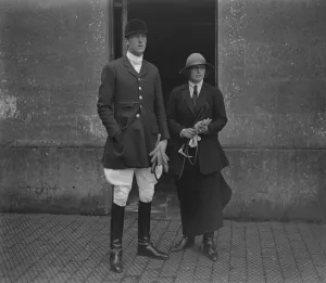 The hunting romance. Lady Mary Cambridge and the Marquis of Worcester out with