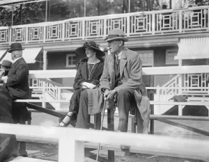 Polo Clubs Prints: Hurlingham Polo Club, London Argentina A versus R A C Commander and Mrs McGrath