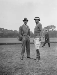 Hurricanes versus Ranelagh at Ranelagh. Major Wernher and Major Magor. 11 June 1927