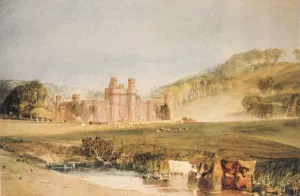 Water Prints: Hurstmonceux Castle, Sussex by Turner Joseph Mallord William Turner (born in Covent Garden