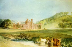 19th Century Prints: Hurstmonceux Castle, Sussex : Watercolour by J M W Turner
