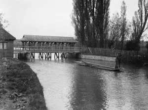 Iffley bridge near Oxford. 1926