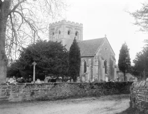 Traditional Prints: Iffley Church near Oxford. 1926
