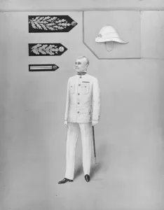 Illustration from Mr H Trendells book Dress and Insignia Worn at Court. This