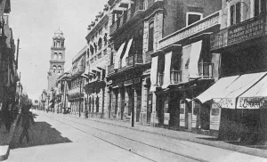 Independance avenue of Veracruz of Mexico 29 September 1926