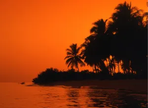 India - Laccadives (Lakshadweep) The beautiful atoll island of the Laccadives