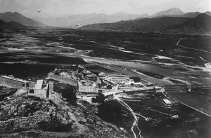 India, North West Frontier province. State of Chitral, Chakdara Fort. 10 March