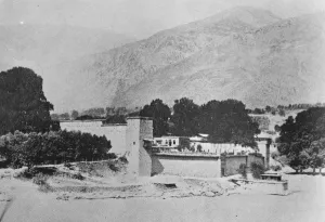 India, North West frontier province. State of Chitral, the fortress of Mehtar