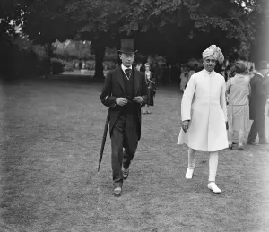 Coat Tails Prints: Indian Empire Garden party at Ranelagh Malik Sir Umar Hyat Khan 3 July 1929