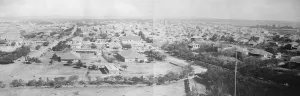 Indias new airport. A fine panorama of Karachi, which has just been definitely