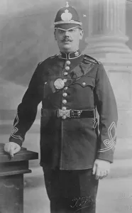 Police Prints: Inspector J L Rees of Pontypridd, who has been promoted Superintendant of the F