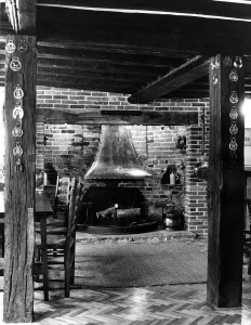 The interior and fireplace in the White Hart Hotel, Brasted, Kent - favourite