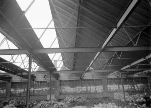 Construction Prints: The interior of the new Ascott Gas, Water, Gesyers Works Ltd, Neasden. 1937